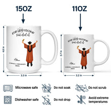Load image into Gallery viewer, You Did It - Personalized Graduation Mug for Achievers Mug PopCulturePrints
