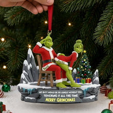 Load image into Gallery viewer, ‘Together is a Wonderful Place to Be’ - Personalized Grinchmas Ornament - Custom Christmas Gift for Couples Ornament PopCulturePrints
