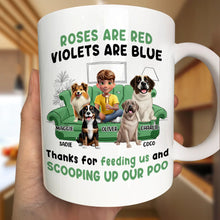 Load image into Gallery viewer, Roses Are Red, Violets Are Blue - Personalized Dog Lovers Mug Mug PopCulturePrints
