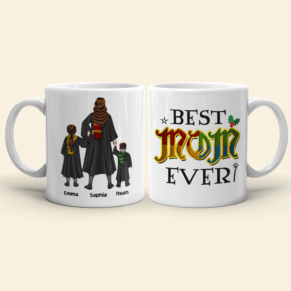 Personalized Magic Family Christmas Mug - Best Mom Ever Coffee Mug PopCulturePrints