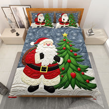 Load image into Gallery viewer, Santa Claus Christmas Quilt Bedding Set Blanket PopCulturePrints
