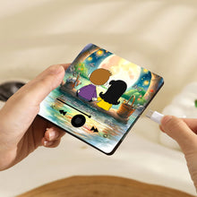 Load image into Gallery viewer, Personalized Moonlit Couple Fridge Magnet | Custom Cartoon Gift for Lovers Fridge Magnet PopCulturePrints
