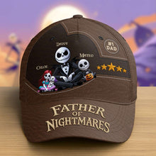 Load image into Gallery viewer, &quot;Every Dad Deserves a Spooky Touch!&quot; - Horror Midnight Dad Classic Cap - Personalized Gift for Dad and Grandpa Caps PopCulturePrints
