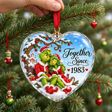 Load image into Gallery viewer, Romantic Couple Together Christmas Ornament - Personalized Gifts For Couple 06tylu081026 Ornament PopCulturePrints
