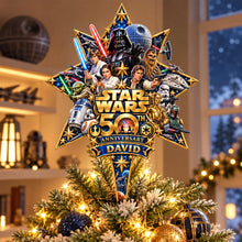 Load image into Gallery viewer, 50th Anniversary Acrylic Christmas Tree Topper - Personalized Gifts For Cosmic Lovers 11ohlu081026 Ornament PopCulturePrints
