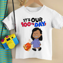 Load image into Gallery viewer, Personalized 100th Day Celebration Shirt for Kids Shirts PopCulturePrints
