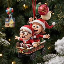 Load image into Gallery viewer, “Celebrate Togetherness with Our Christmas Adventure Ornament” - Personalized Gifts for Couples &amp; Loved Ones
