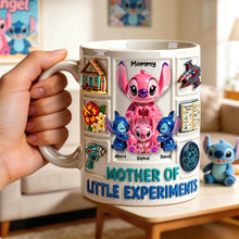 Load image into Gallery viewer, “The Best Experiments Start with Love” - Mother of Little Experiments Coffee Mug - Personalized Gift for Moms and Grandmas Coffee Mug PopCulturePrints
