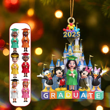 Load image into Gallery viewer, Celebrate Your Grad - Personalized Graduation Christmas Ornament Ornament PopCulturePrints

