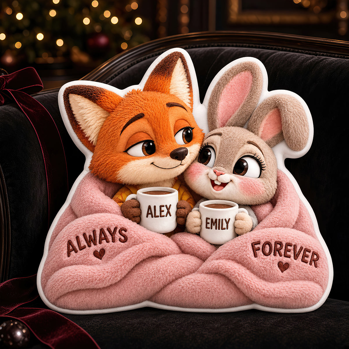Love is Always Forever - My Forever Pillow - Personalized Gift for Couples