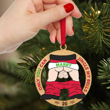 Load image into Gallery viewer, Personalized Funny &#39;Jingle My Bells&#39; Christmas Ornament for Him
