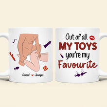 Load image into Gallery viewer, Personalized Couple Coffee Mug - You&#39;re My Favorite Toy! Coffee Mug PopCulturePrints
