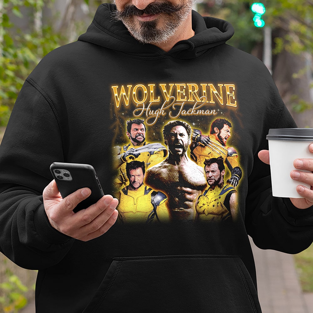 Hugh Jackman Wolverine Fan Art T-Shirt