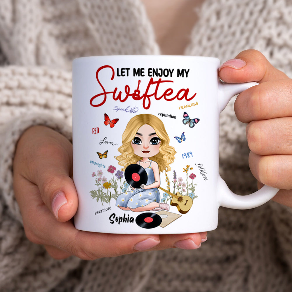 Personalized Horror Family Wood Sign - Come On In If You Dare Coffee Mug PopCulturePrints