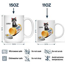 Load image into Gallery viewer, &quot;Boost Your Mood with Furry Friends!&quot; - Personalized Serotonin Booster Cat Lovers Mug - Custom Gift for Cat Owners, Animal Lovers, and Friends Mug PopCulturePrints
