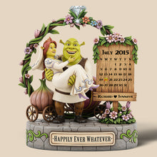Load image into Gallery viewer, Happily Ever Acrylic Plaque - Personalized Gift for Couples Shaped Plaques PopCulturePrints
