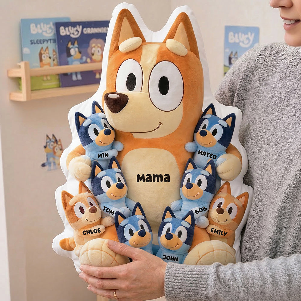 "Because You're the Best, Mom!" Personalized Custom Shape Pillow - Perfect Gift for Moms and Grandmas Pillow PopCulturePrints