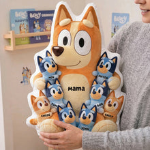 Load image into Gallery viewer, "Because You're the Best, Mom!" Personalized Custom Shape Pillow - Perfect Gift for Moms and Grandmas Pillow PopCulturePrints
