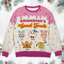 Load image into Gallery viewer, Personalized Grandma&#39;s Sweet Treats Christmas Sweater
