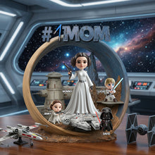 Load image into Gallery viewer, #1 MOM in the Universe – Personalized Gift Plaque for Moms, Grandmas &amp; More Shaped Plaques PopCulturePrints
