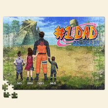 Load image into Gallery viewer, #1 Dad Believe It! Personalized Jigsaw Puzzle - Perfect Custom Gift for Dad
