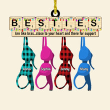 Load image into Gallery viewer, Personalized Best Friends Christmas Ornament - Fun &amp; Unique Gift Ornament PopCulturePrints
