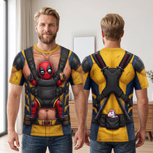 Load image into Gallery viewer, Red &amp; Yellow Chaos Shirt - Personalized Gifts 04TYTN170726 AOP Products PopCulturePrints
