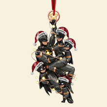 Load image into Gallery viewer, Be Your Own Night Hero - Personalized Family Tree Ornament Ornament PopCulturePrints
