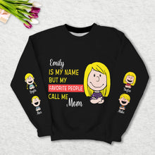 Load image into Gallery viewer, My Favorite People Call Me Mom - Personalized Shirt for Special Moms AOP Products PopCulturePrints
