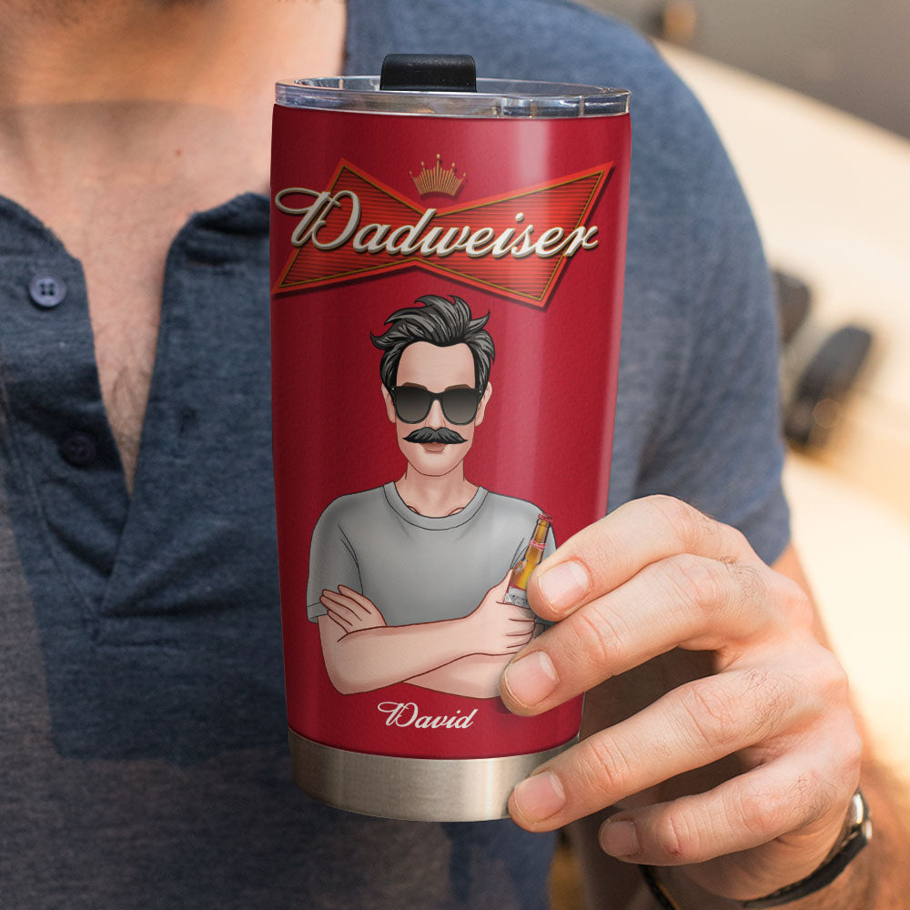 Personalized Dad Beer Tumbler - World's Best Dad Gift Tumbler Cup PopCulturePrints