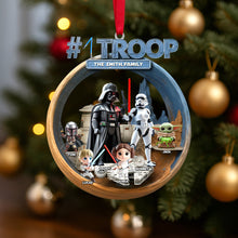 Load image into Gallery viewer, Family Acrylic Ornament - Personalized Gifts for Your Loved Ones Ornament PopCulturePrints
