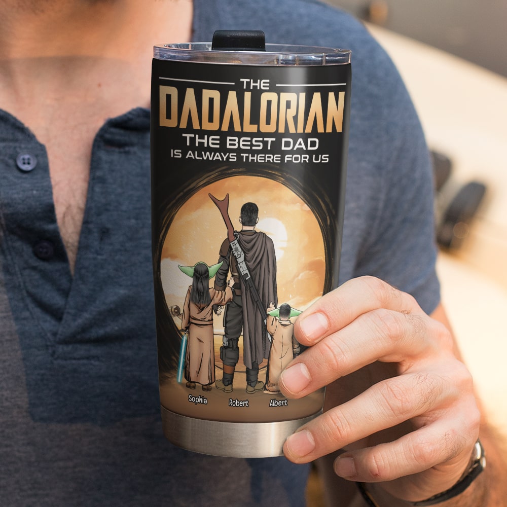 The DADalorian Personalized Tumbler - The Best Dad Gift