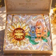 Load image into Gallery viewer, Best Mum Ever - Personalized Suncatcher Ornament for Mom &amp; Grandma Ornament PopCulturePrints
