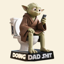 Load image into Gallery viewer, Doing Dad Stuff - Personalized Acrylic Plaque for Dads, Grandpas, and Fathers Shaped Plaques PopCulturePrints
