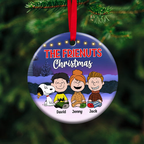 Personalized Peanuts Christmas Ornament for Friends Ornament PopCulturePrints