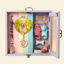 Load image into Gallery viewer, A Piece Of My Heart Is At The Rainbow Bridge - Heaven Dog Acrylic Plaque - Custom Photo Gifts for Dog Lovers Shaped Plaques PopCulturePrints
