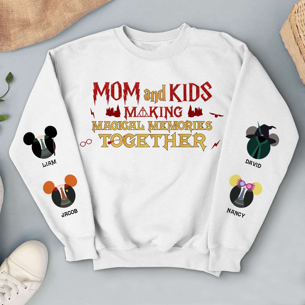 Personalized Mom and Kids Magical Memories Together Sweatshirt