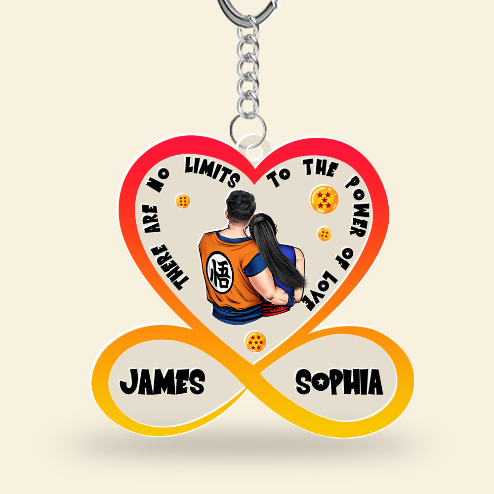 Custom Anime-Inspired Couple Keychain - Personalized Valentine's Day Gifts Keychains PopCulturePrints