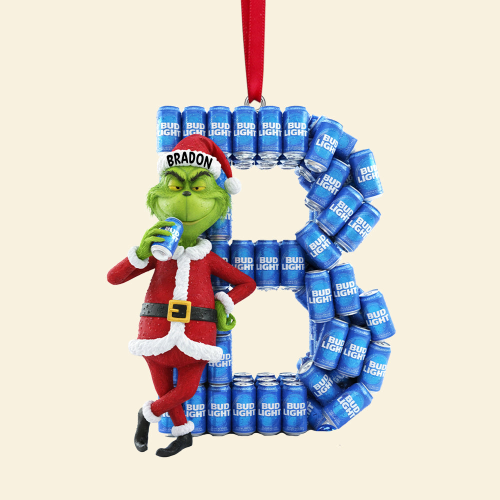 "Cheers to the Holidays!" - Personalized Christmas Ornament for Drinking Lovers Ornament PopCulturePrints