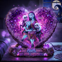 Load image into Gallery viewer, This MOM loves her little nightmares - Dark Fantasy Mom &amp; Kids Light Box - Personalized Gift for Mom, Grandma, and Kids Light Box PopCulturePrints
