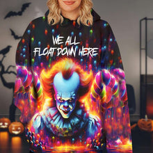 Load image into Gallery viewer, Horror Movie 3D Shirt - Creepy Clown &#39;We All Float Down Here&#39;
