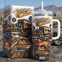 Load image into Gallery viewer, Celebrate 50 Years with Style - Customizable Cool 50th Anniversary Tumbler Tumbler Cup PopCulturePrints
