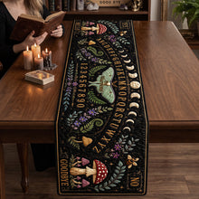Load image into Gallery viewer, "Embrace the Magic of Halloween with Style" - Gothic Board Quilted Table Runner - Personalized Gift for Spooky Enthusiasts and Home Decor Lovers Quilted Table Runner PopCulturePrints
