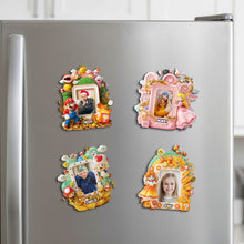 Load image into Gallery viewer, Capture Your Memories - Custom Acrylic Photo Frame Fridge Magnet - Personalized Gifts for Family and Friends Fridge Magnet PopCulturePrints
