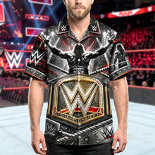 Load image into Gallery viewer, Be the Proud Champion: Customizable Hawaiian Shirt - A Unique Gift for Wrestling Fans
