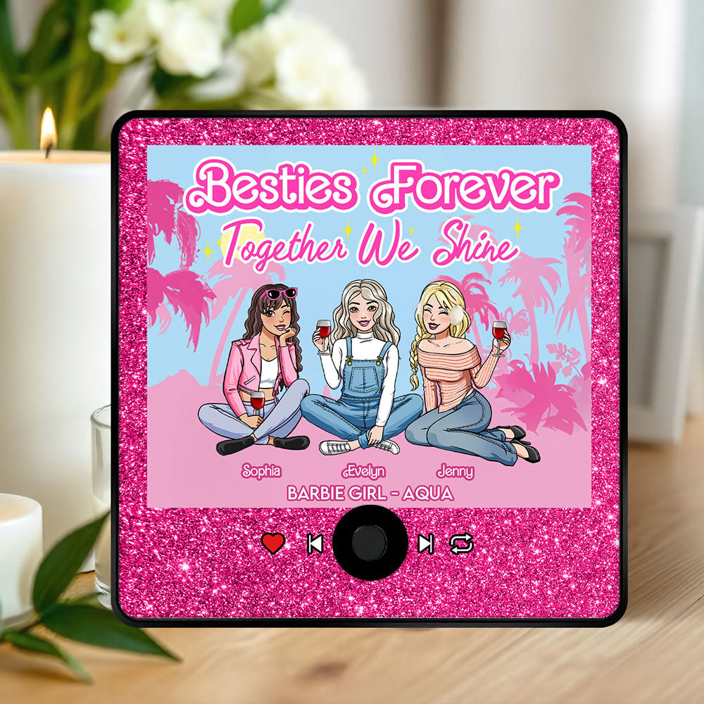Customized Best Friends Music-Themed Fridge Magnet Fridge Magnet PopCulturePrints