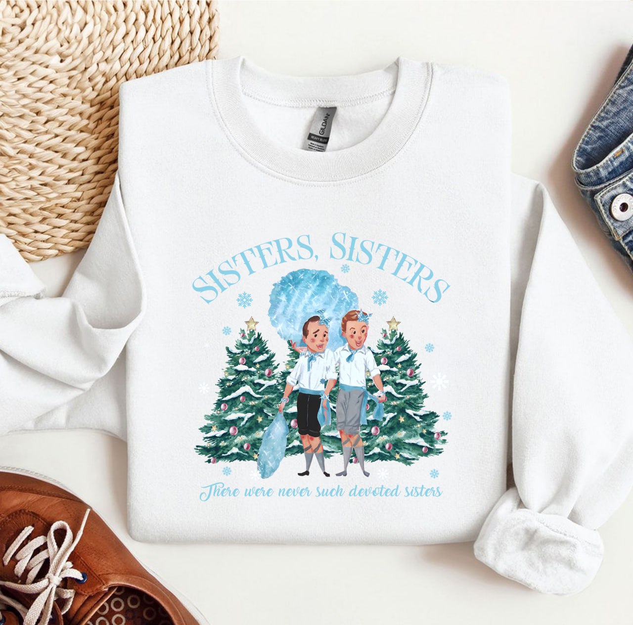 Sisters, Sisters Christmas Shirt – Perfect Gift for Movie Fans