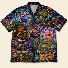Load image into Gallery viewer, “Celebrate Your Gaming Passion!” - Gaming Universe Hawaiian Shirt - Personalized Gift for Gamers
