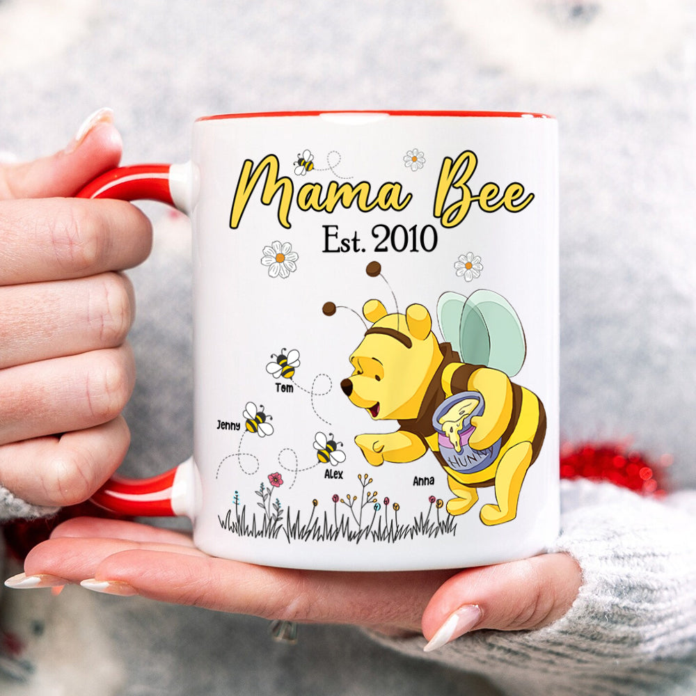 Mama Bee Personalized Coffee Mug for Mother's Day Coffee Mug PopCulturePrints