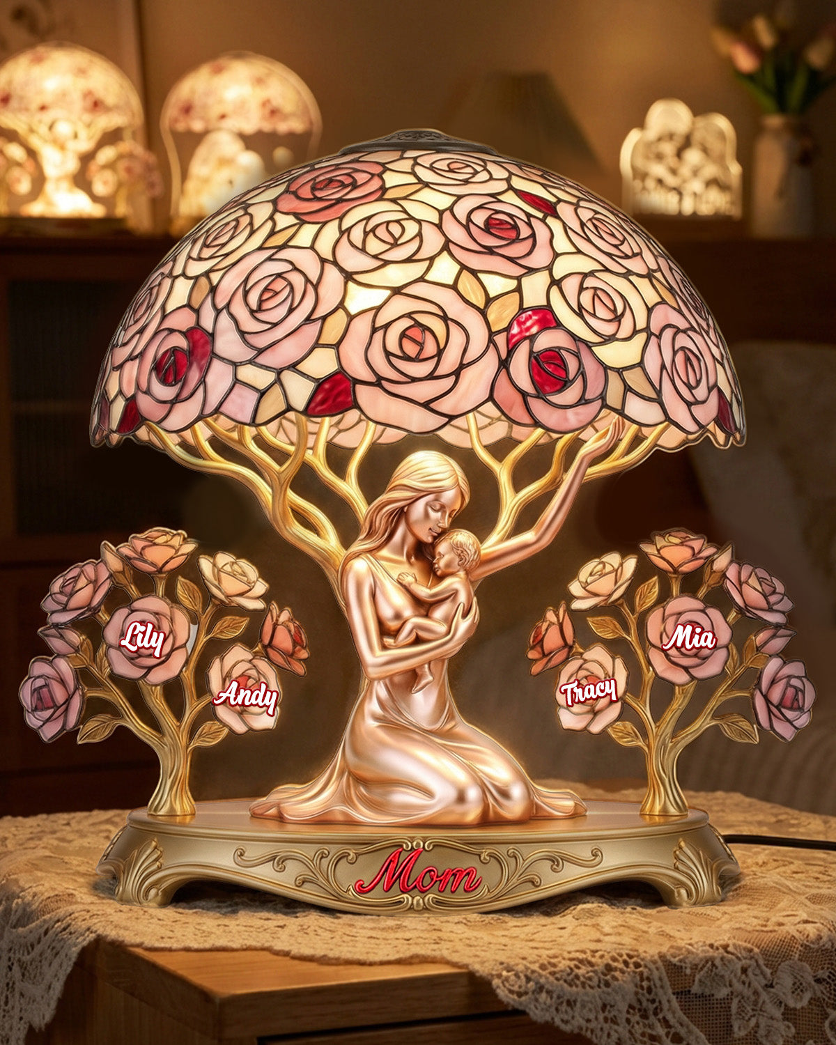 Mom's Love Illuminated - Personalized Light Box Gift for Mothers, Grandmas, and More! Light Box PopCulturePrints